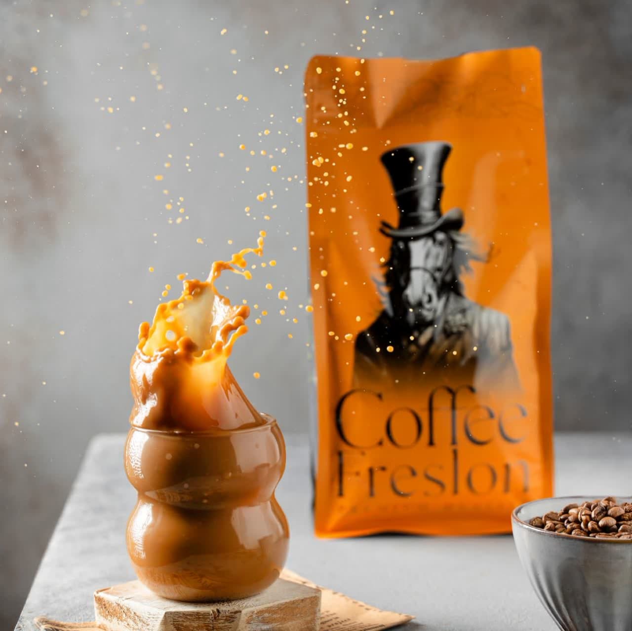 دانه قهوه ترکیبی اسپرسو 100% روبوستا پاورلاین