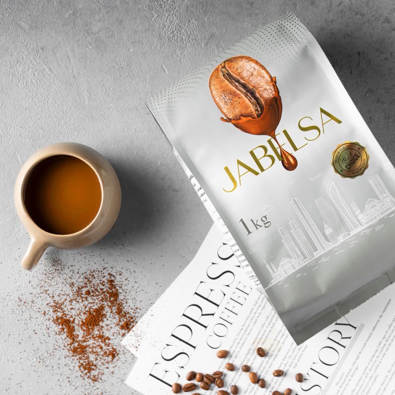 دانه قهوه ترکیبی اسپرسو 70% روبوستا فلورانس